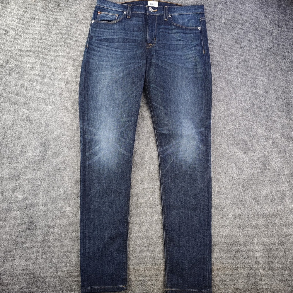 Hudson Jeans Women's‎ 31 Dark Indigo Wash Skinny Slim Stretch 32x29 Logo